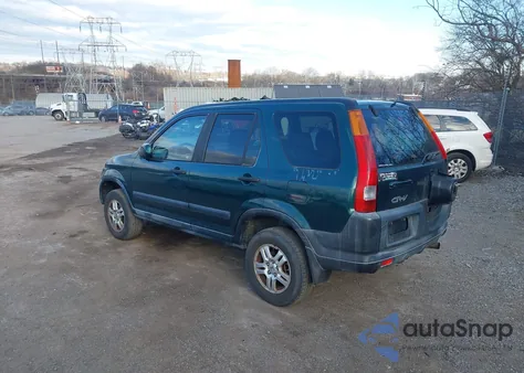 2002 Honda Cr-V Ex из США, поврежденный, VIN JHLRD78842C045557